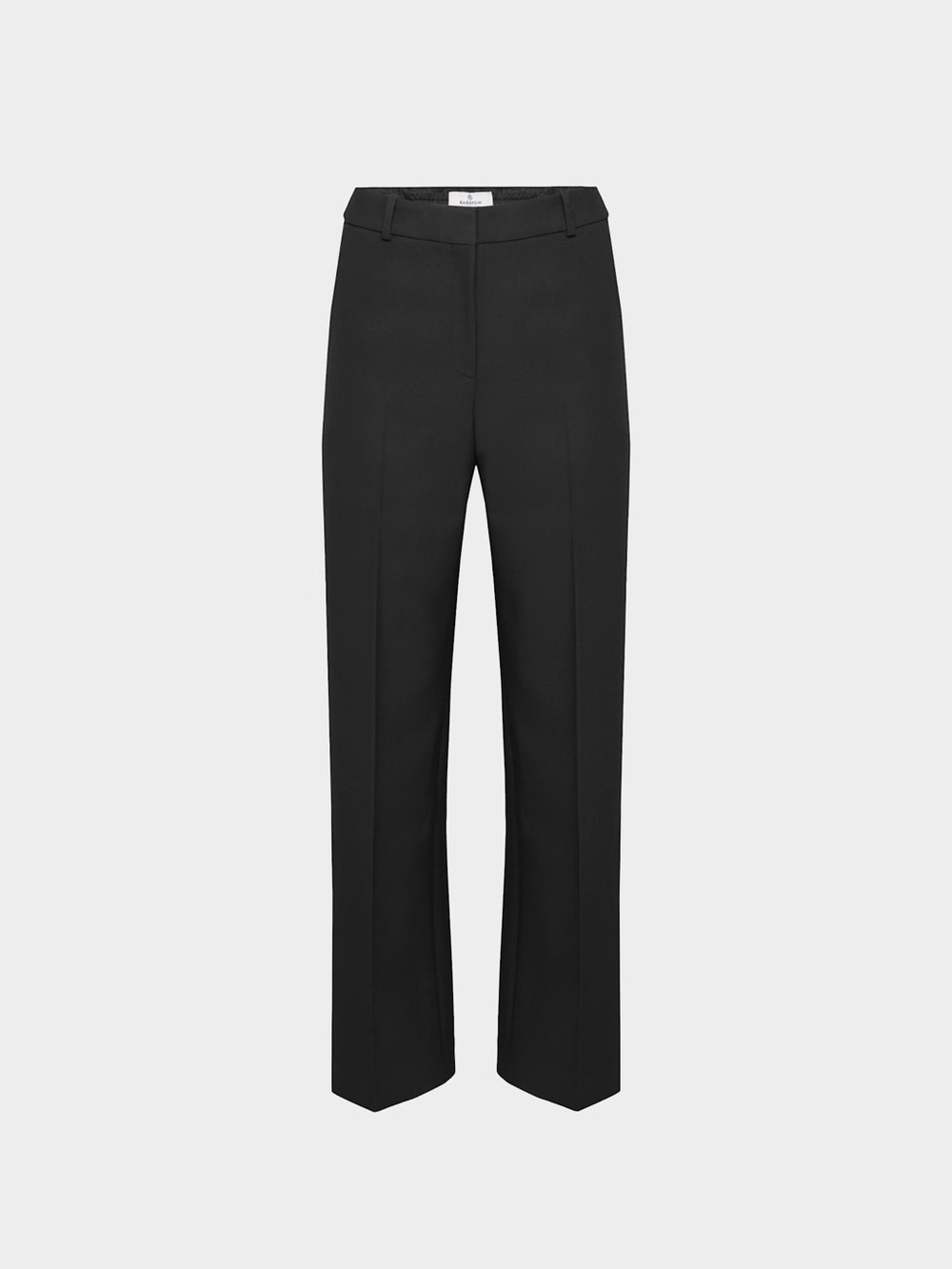 Aritzia Black Straight-Leg Trousers